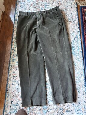 Brooks Brothers Olive Corduroy Trousers